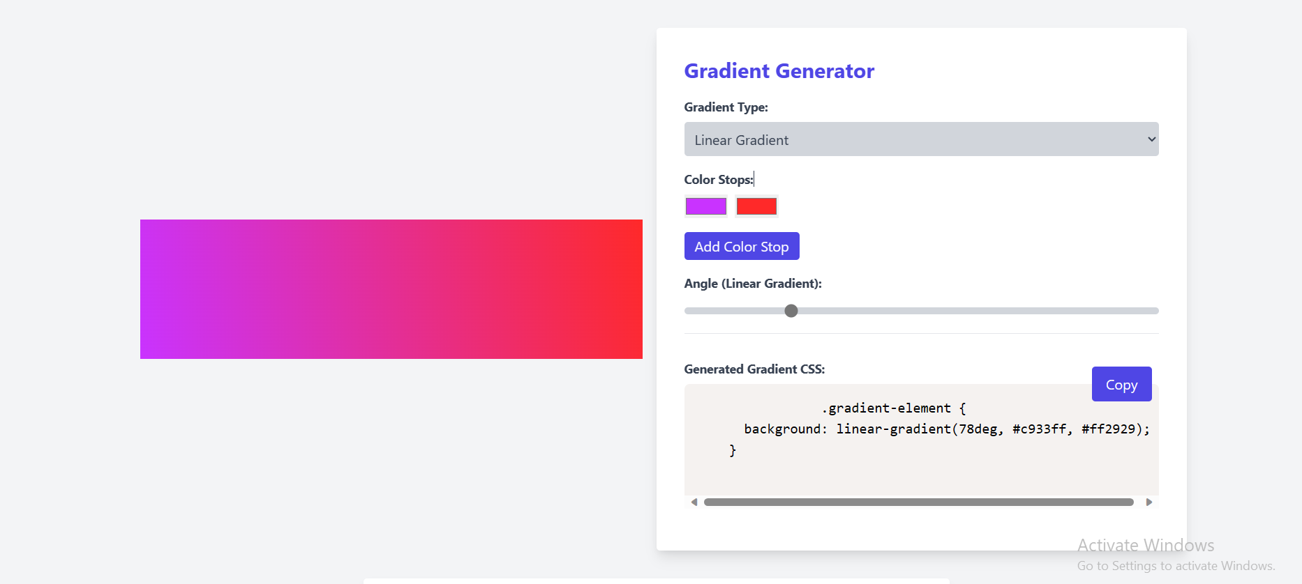 Gradient Color