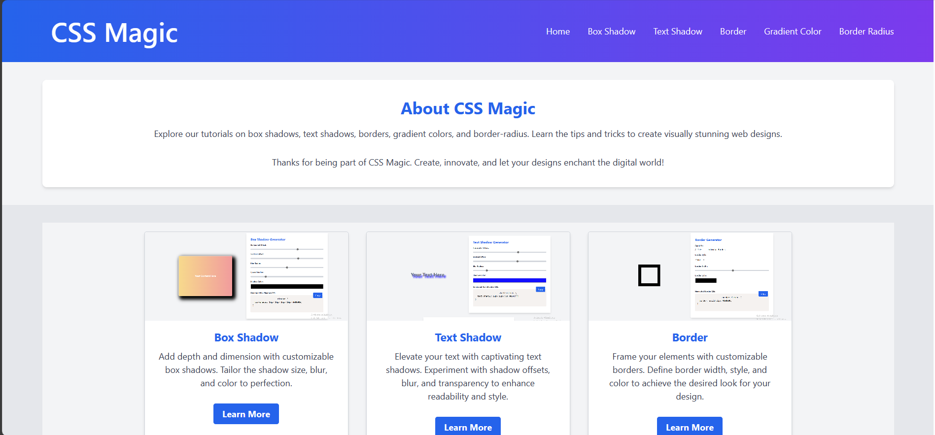 CSS Magic Image